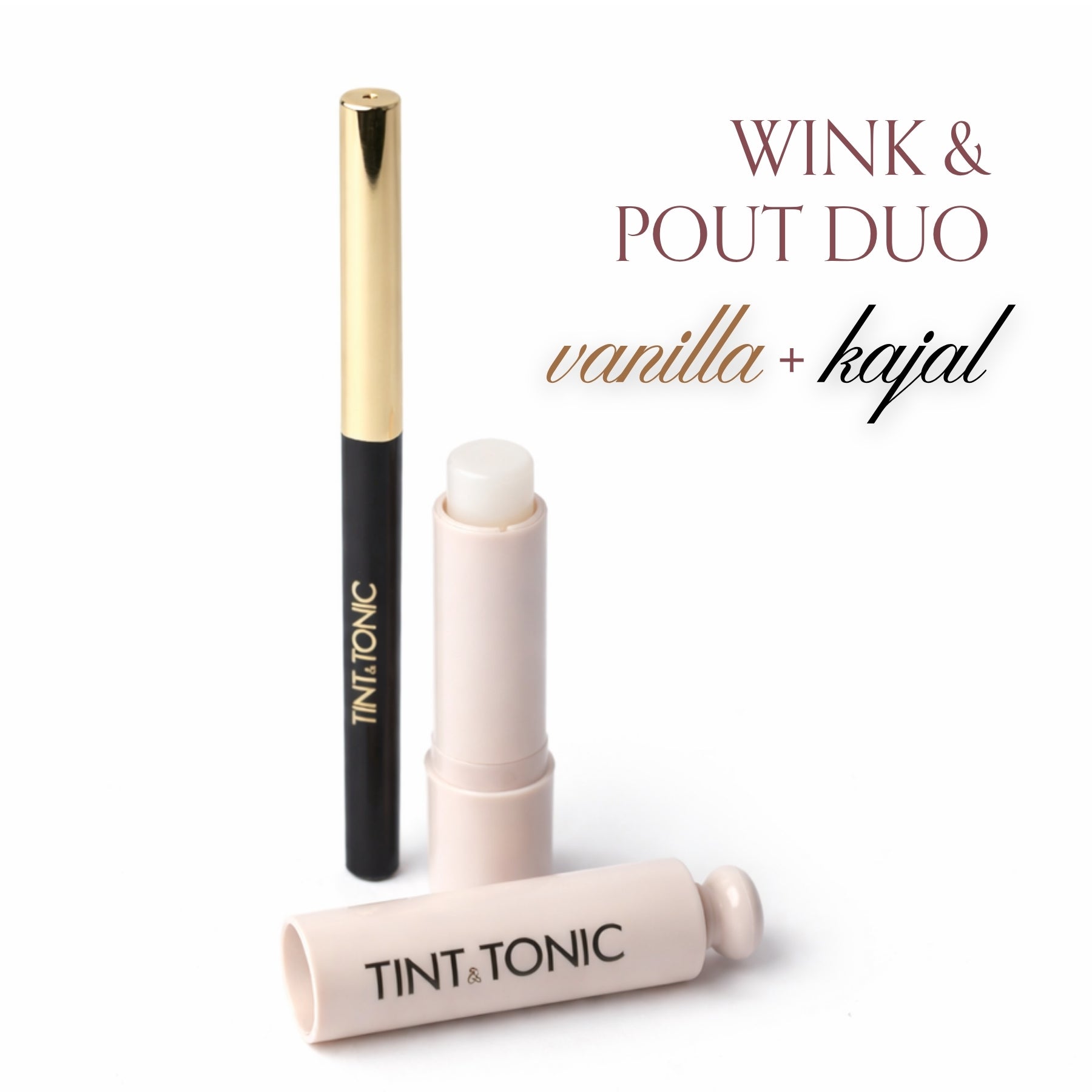 Combo 3: Kajal + Lip Balm