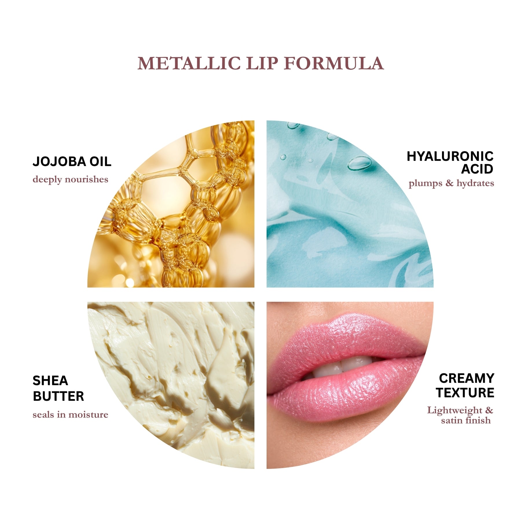 Metalizing Bullet Lipstick (Mini) – Pack of Four