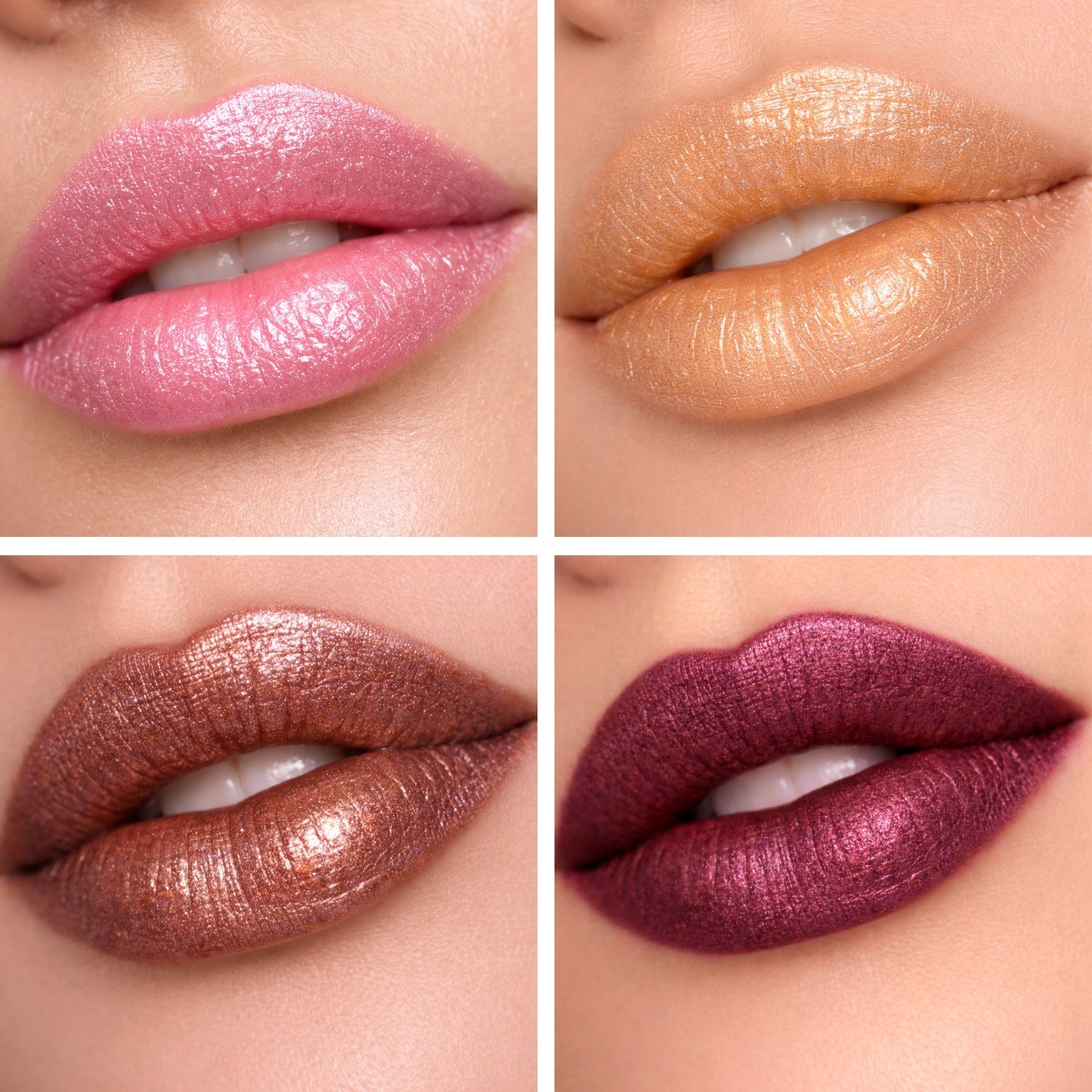 Metalizing Bullet Lipstick (Mini) – Pack of Four